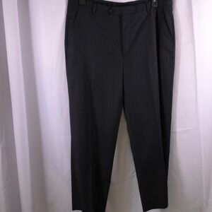 Brooks Brothers 1818 Fitzgerald Navy Pinstripe‎ Wool Pants Mens 38x28 Italy